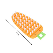 Carrot - Shaped Non - Toxic Vegetable Scrubbing Brush for Fruits & Veggies - Justgrabit Inc.