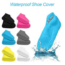 Non - Slip Silicone Rain Reusable Anti skid Waterproof Fordable Boot Shoe Cover (Mix Color) - Justgrabit Inc.