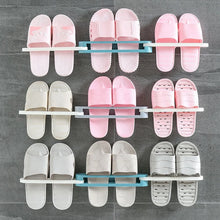 Multifunction Folding Slippers / Shoes Hanger Organizer Rack - Justgrabit Inc.