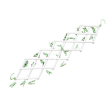 Big Adjustable Clothes Hanger, Windproof Tumble Dryer, Extendable, Socks Washing Liner, Plastic Drying Rack, Sock Hanger, Foldable Hanger, Underwear Dryer with 29 Clips - justgrabit.in | Just Grab It