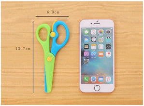 Kids Handmade Plastic Safety Scissors Safety Scissors - Justgrabit Inc.