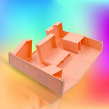 Multi - Purpose Pen Holder, Foldable Magnetic Kawaii Desk Pen Holder Pencil Makeup Storage Box Desktop Organizer Stand Case School Office Stationery - justgrabit.in | Just Grab It