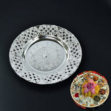 Beautiful 8 - Inch Plastic Pooja Thali Set for Daily Use & Special Occasions - justgrabit.in | Just Grab It