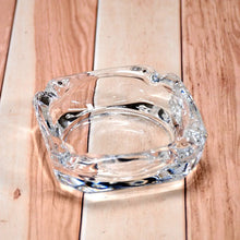 Glass Brunswick Crystal Quality Cigar Cigarette Ashtray Round Tabletop for Home Office Indoor Outdoor Home Decor - justgrabit.in | Just Grab It