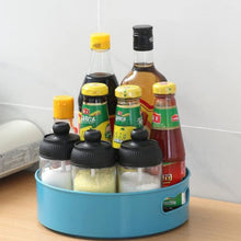 360° Rotating Kitchen Organizer Trolley for Storage - Turntable Tray with Brown Box - justgrabit.in | Just Grab It