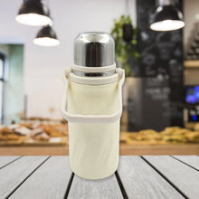 Stainless Steel Vacuum Insulated Water Bottle | Leak Proof Flask for Tea Coffee | With Steel Cup - Justgrabit Inc.