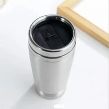 Stainless Steel Coffee Mug (1 Pc / With lid & Handle) - Justgrabit Inc.