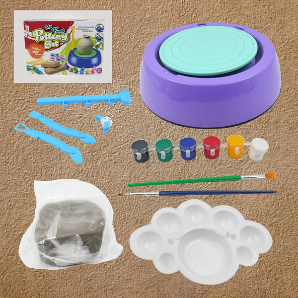Amazing Educational Pottery Wheel KIT Game Set (1 Set) - justgrabit.in | Just Grab It
