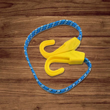 Multipurpose Ultra Flexible Bungee Rope, Luggage Strap, Bungee Cord With And Plastic J Shape Hooks (2 Pc) - Justgrabit Inc.
