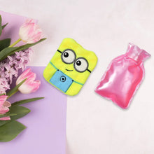 Minions Hot Water Bag - 2 - Eye Design with Cover for Pain Relief & Warming - Justgrabit Inc.
