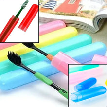 4 - Piece Anti - Bacterial Plastic Toothbrush Cover Set – Travel Holder Cases - Justgrabit Inc.