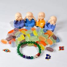Glass Gem Stone, Flat Round Marbles Pebbles for Vase Fillers, Attractive pebbles for Aquarium Fish Tank. - Justgrabit Inc.