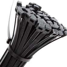 3×100 MM Nylon Self Locking Cable Ties, Heavy Duty Strong Zip Wire Tie. Pack of 100pc - Black - Justgrabit Inc.