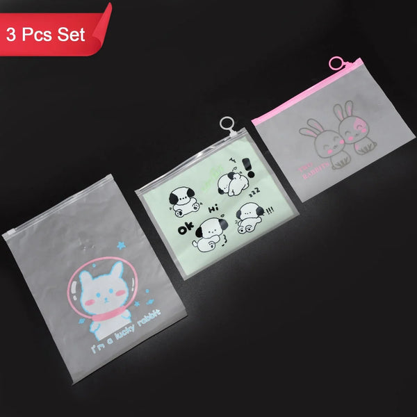 Reusable Multipurpose Pouch (3 Pcs Set) - justgrabit.in | Just Grab It