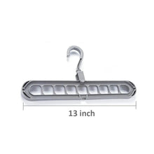 9 Hole Plastic Hanger Hanging hook Indoor Wardrobe Clothes Organization Storage Balcony Windowsill Suit Racks - justgrabit.in | Just Grab It