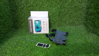 Mobile Phone Holder View Mirror Mount Solid Metal Cradle for Bike and Phones - justgrabit.in | Just Grab It
