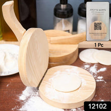 Small Wooden Dumpling Press Tool Tortilla Press Dough Dumpling (1 Pc) - justgrabit.in | Just Grab It