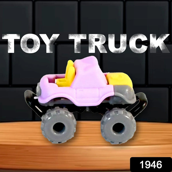 Mini Monster Trucks Friction Powered Cars for Kids Big Plastic Tires Baby Boys Super Cars Blaze Truck for Kids Gifts Toys - Justgrabit Inc.