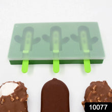Ice Cream Mould sicle Mold, Cactus Shape Ice Molds Homemade sicle for DIY Ice sicle, 3 - Cavity Summer Food Kitchen Tools (1 Pc) - Justgrabit Inc.