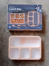 Leak - Proof Lunch Box with 4 Compartments for School & Office Use - justgrabit.in | Just Grab It