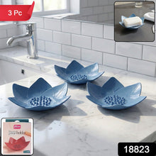 Supermom 3 - Piece Lotus Blossom Design Soap Holder Set - justgrabit.in | Just Grab It