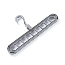 Anti - Skid Plastic 9 - Holes Magic Wardrobe Folding Hangers - Justgrabit Inc.