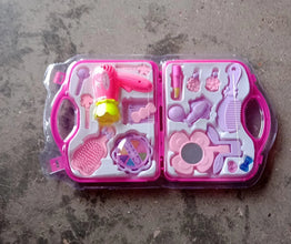 Beauty Make up Set for Kids Girls with Fold - able Suitcase (Multicolour) - Justgrabit Inc.