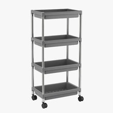 4 - Layer Rolling Storage Cart with Wheels Set - justgrabit.in | Just Grab It