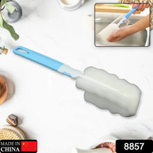 Sponge Cleaning Brush Kitchen Tool Bottle Soft Brush for Dishes| Cleaning Brush Cleaner with Plastic Long Handle, Soft Dish Washing Foam Cleaning Brushes For Cups Mugs Kettles Wine Glasses and Baby Bottles (1 Pc) - Justgrabit Inc.
