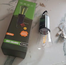 Solar & USB Rechargeable LED Hanging Camping Bulb Lantern Light (1 Pc) - justgrabit.in | Just Grab It