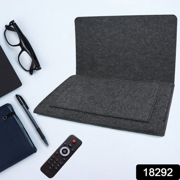 Flat Bedside Caddy, Bed Side Pocket Storage Organizer Bag with 5 Pockets (1 Pc) - justgrabit.in | Just Grab It
