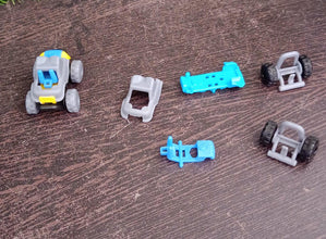 Mini Monster Trucks Friction Powered Cars for Kids Big Plastic Tires Baby Boys Super Cars Blaze Truck for Kids Gifts Toys - Justgrabit Inc.