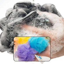 Bath Shower Loofah Sponge Pouf Body Scrubber (Pack of 6Pcs) - Justgrabit Inc.