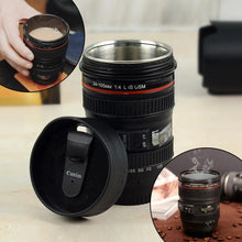 Plastic Camera Lens Stainless Steel Coffee Mug - Justgrabit Inc.