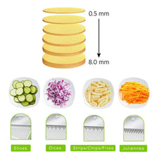 Multi functional Time Saving Adjustable Hand Press Vegetables Chopper - Justgrabit Inc.