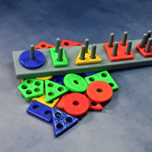 Geometric Brick - 5 Angle Matching Column Blocks for Kids - Preschool Educational Learning Toys. - Justgrabit Inc.