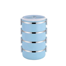 Multi Layer Stainless Steel Hot Lunch Box (4 Layer) - Justgrabit Inc.