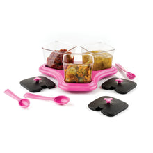 3 Pc Dining Set used as a cutlery set for serving food purposes and sweet and all in all kinds of household and official places etc. - Justgrabit Inc.