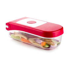 Ganesh Plastic Chopper Vegetable and Fruit Cutter, Red - Justgrabit Inc.