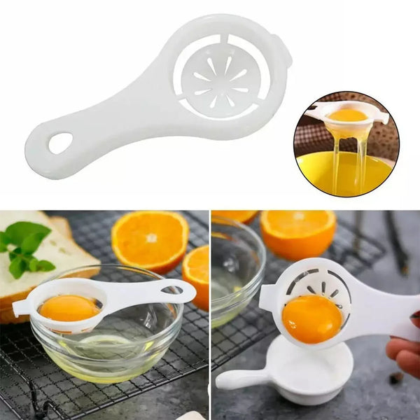 Egg Yolk Separator, Egg White Yolk Filter Separator, Egg Strainer Spoon Filter Egg Divider - Justgrabit Inc.