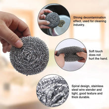 Stainless Steel Scrubber / Scourer (pack of 6pc) - Justgrabit Inc.