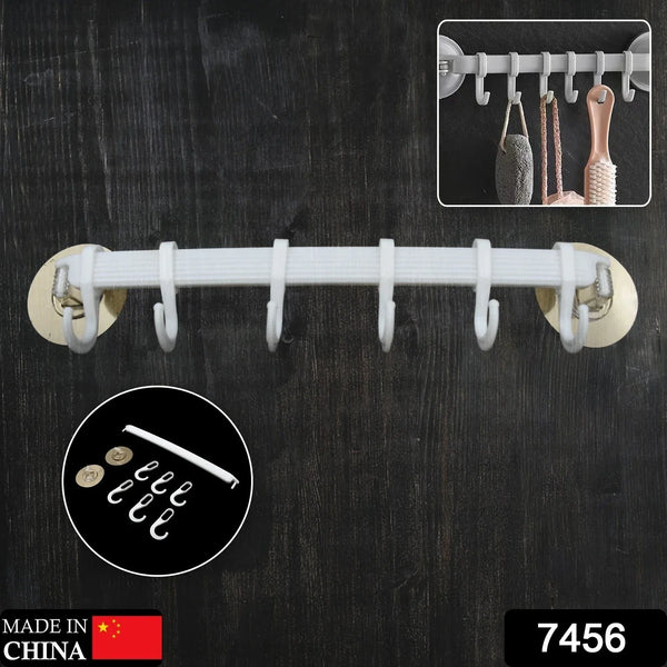 1pc bath towel hanger wall mount towel hanger wall towel shelf towel hanging rack kitchen towel holder towel hanging hook - Justgrabit Inc.