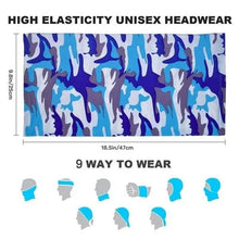 Multifunctional Unisex Neck Gaiter Headband for Dust & Sun Protection Headwear (Multicolor) - Justgrabit Inc.