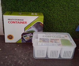 Fridge Storage Box – Freezer & Kitchen Organizer for Vegetables & Food (1 Pc) - Justgrabit Inc.