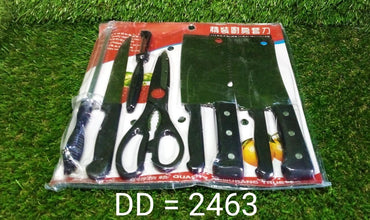 8 Piece Kitchen Knife Set for Kitchen - Justgrabit Inc.