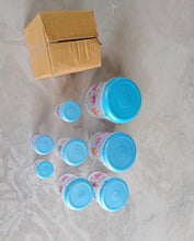 Air Tight Plastic Transparent Container Set (10000ml, 7000ml, 5000ml, 3000ml, 2000ml, 1000ml, 750ml, 500ml) - Justgrabit Inc.