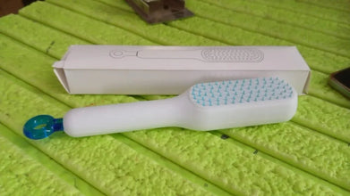 Self - Cleaning Hairbrush, Massage Comb (1 Pc / With Box), Hair accessories - justgrabit.in | Just Grab It