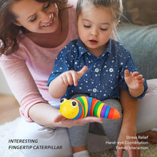 3D Rainbow Color Plastic Slug Fidget Toys, Stress Relieving Toy, Sensory Slug Toy for Boys and Girls, Finger slug Toy, for Autistic, Caterpillar Fidget Toys Stress Relief Gifts for Toddlers Kids Adults (1 Pc) - Justgrabit Inc.