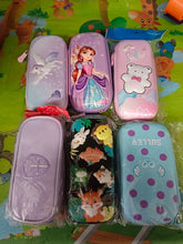 3D Cartoon Zipper Compass Box, Pencil Box (1 Pc / Mix Design) - justgrabit.in | Just Grab It