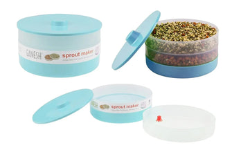 Ganesh Sprout Maker Bean Bowl (1800 Ml) - Justgrabit Inc.
